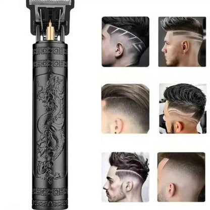 Vintage T9 Men's Hair Clipper Electric Shaver Rechargeable Hair Trimmer Beard Clipper