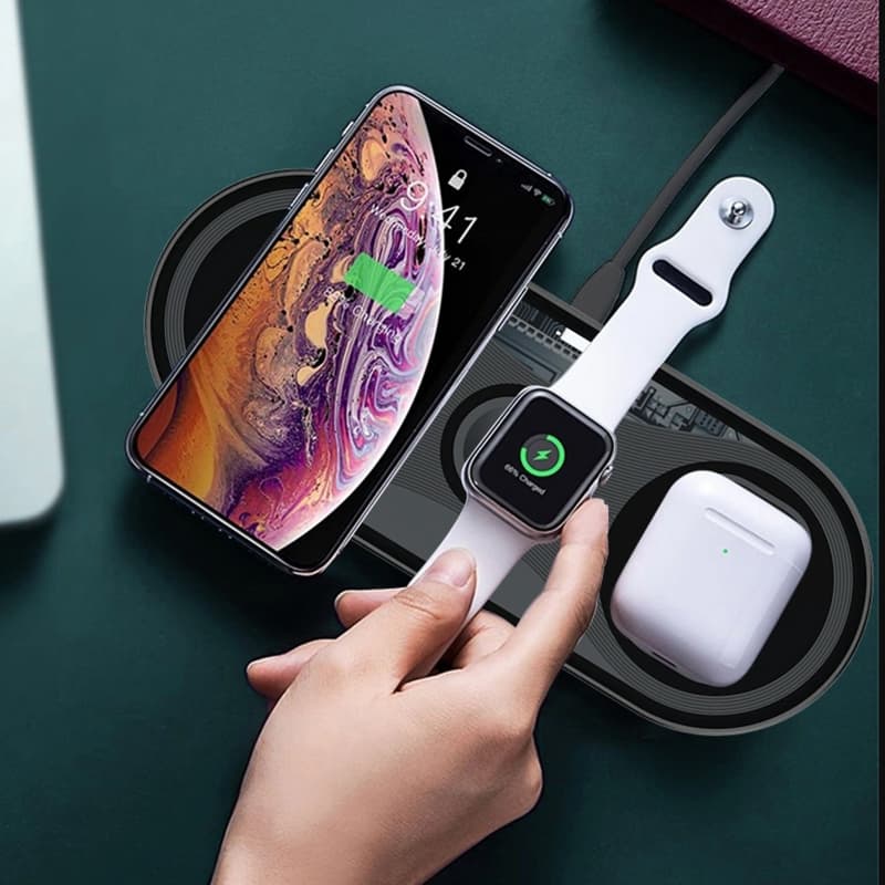 Remax 15W Multifunctional 3-in-1 Wireless Charger RP-W61 For Mobile , Smart Watch