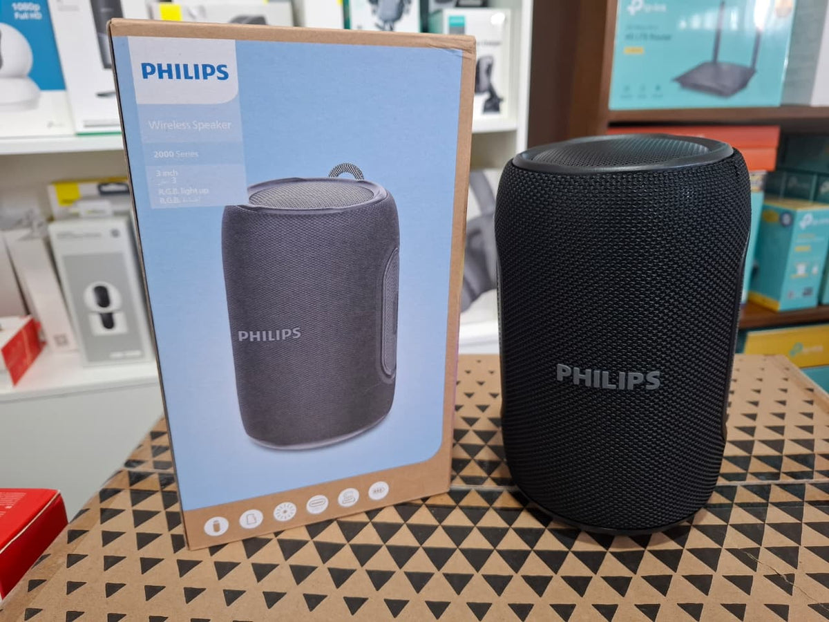 PHILIPS Wireless Speaker – 2000 Series Portable Bluetooth Speaker 10W Powerful Sound