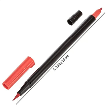 Double-Headed Marker Pens – Watercolor & Hook Line Art Pens for Drawing, Sketching & Graffiti