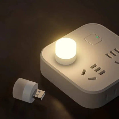 USB Mini LED Night Light – White