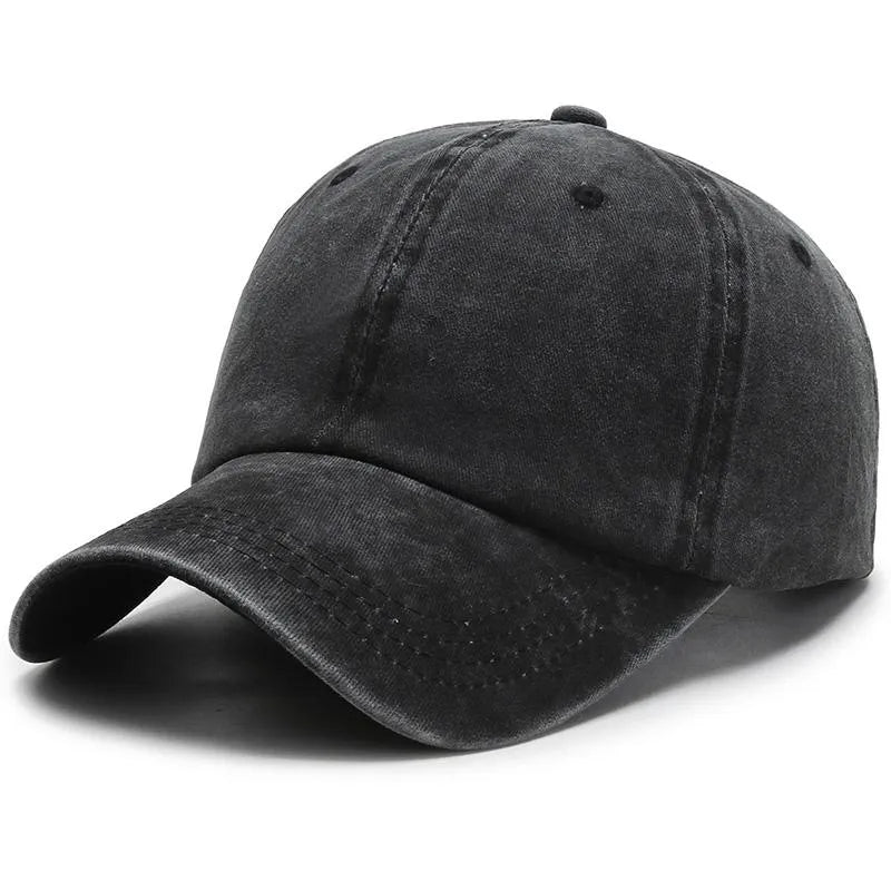 100% Cotton Classic Unisex Baseball Cap: Casual Solid Color Sport Cap for Men & Women