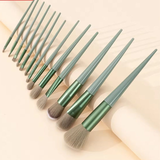 13Pcs Makeup Brush Set with Storage Bag Makeup Sponge Soft Fur Eye Shadow Foundation Blush