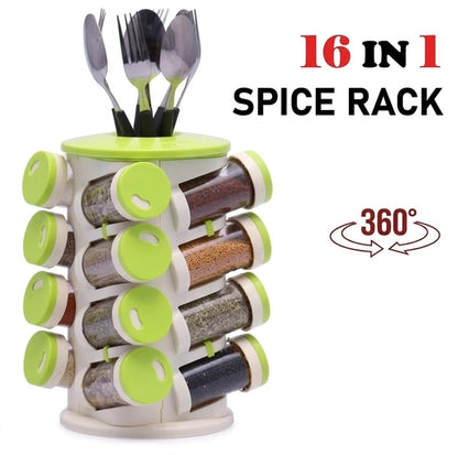 16 In 1-Rotatable Spice Rack