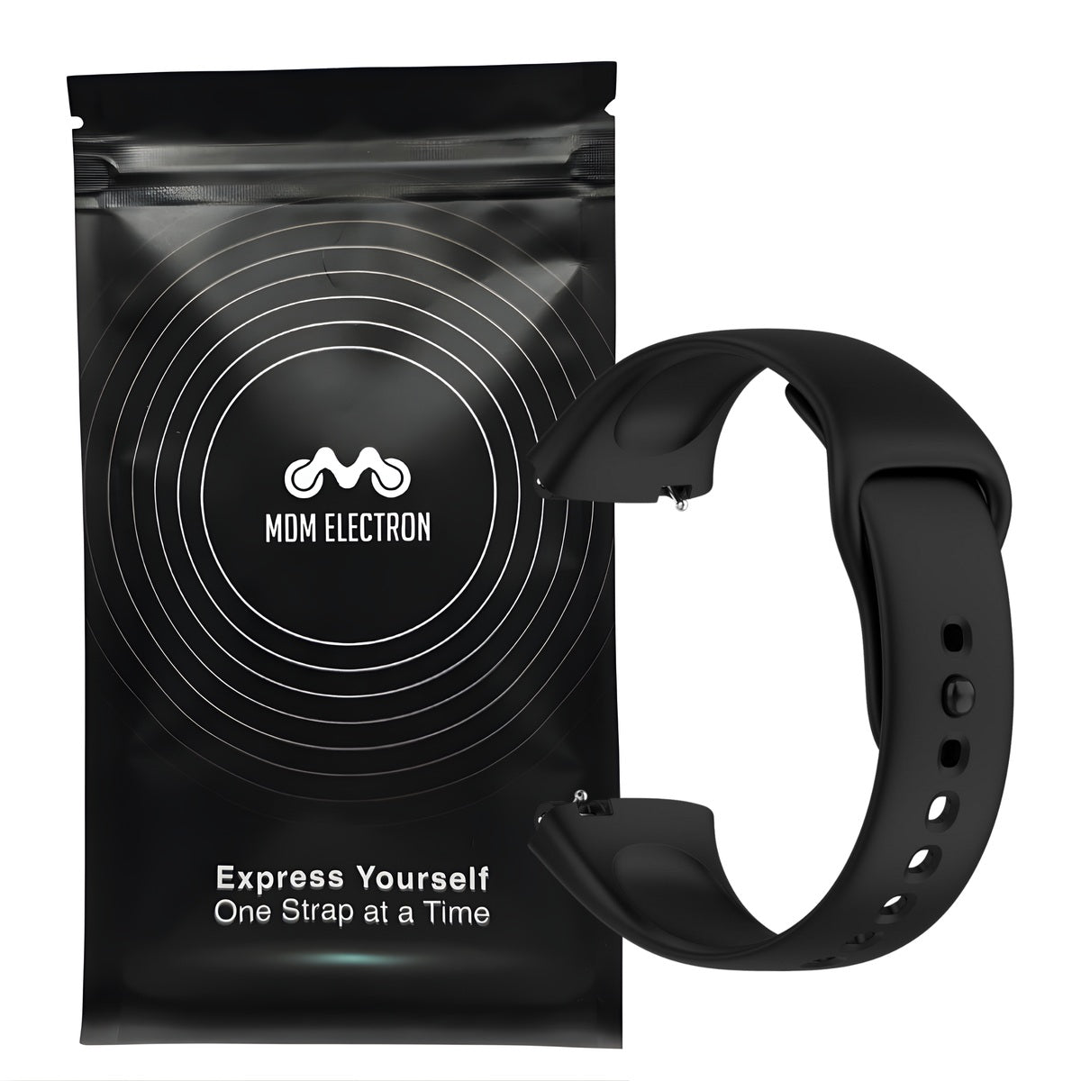 Silicone Strap Compatible with with Xiaomi Redmi Watch 3 - Black