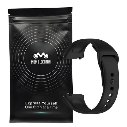 Silicone Strap Compatible with with Xiaomi Redmi Watch 3 - Black
