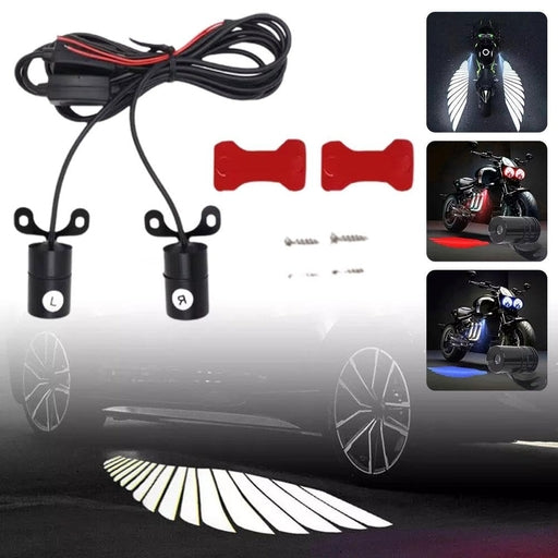 Bike Angel Wing Light Fog Lamp Motorbike LED (Universal for Bike, Pack Of 2)