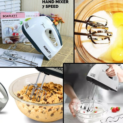 Scarlet 7 Speed Hand Mixer Egg Beater
