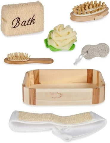 Wooden Bath Set