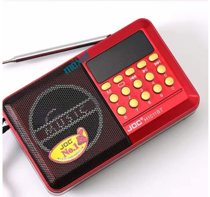 JOC Radio Bluetooth with Rechargeable Batteries and USB Cable Ultra Sound