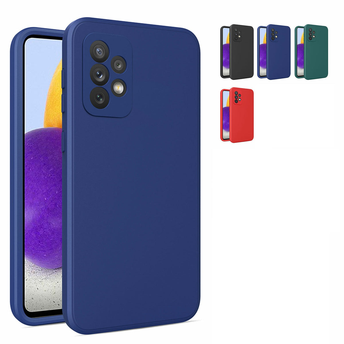 Liquid Silicone Shockproof Phone Case Cover For Galaxy A71