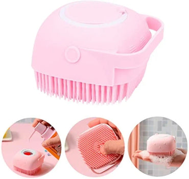 Silicon Bath Body Brush Bathing Pets Soap Liquid Brush