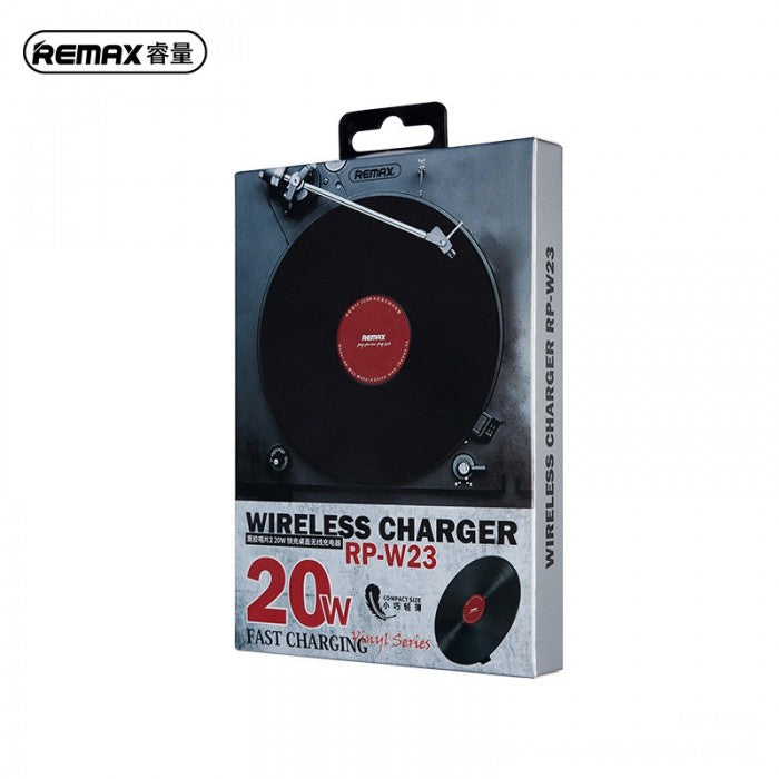 Genine Remax RP-W23 Vinyl Series 20W Fast Charge Wireless Charger Pad