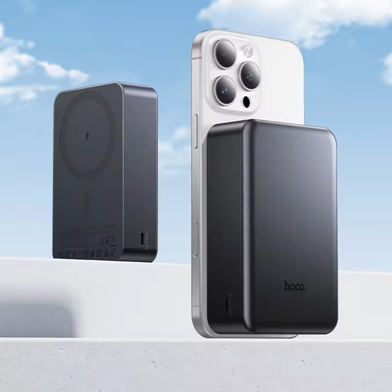 Hoco J160B 20000mAh PD20W + QC3.0 Power Bank with 15W Magnetic Wireless Charging