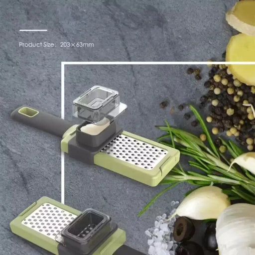 Press Grater, Garlic/Ginger Grinding Grater, Cutting Garlic Chopper Planer Kitchen Tool,Kitchen Food