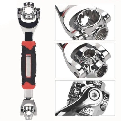 Universal 48 in 1 Socket Wrench, Multifunctional Tool with 360 Degree Revolving Spanner