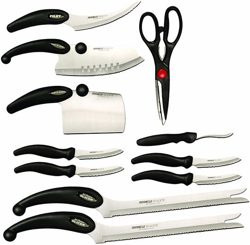 Mibacle Blade 13 Piece World Class Professional Series Chef's Knife Set Complete Collection
