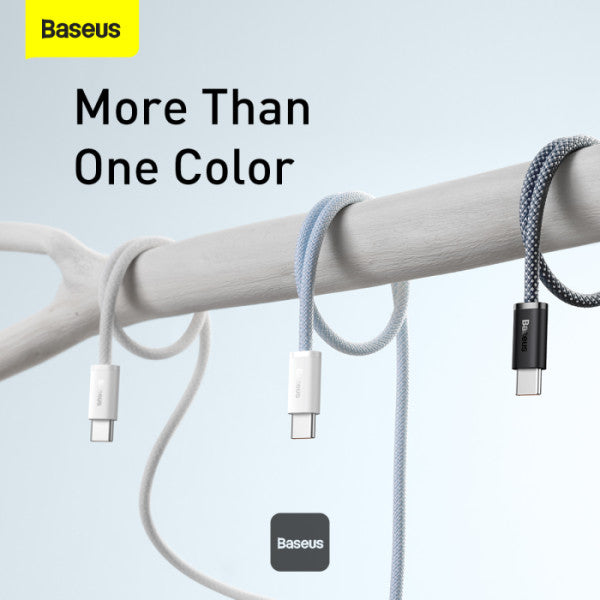 Baseus Dynamic Series Type-C to Type-C Cable - 100W PD Fast Charging & 480Mbps Data Transfer, Nylon Braided 1M
