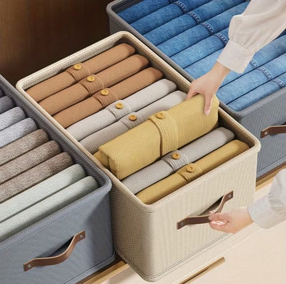 Foldable Oxford Cloth Storage Box, Household Clothing Organizer, Drawer-Style Storage Box