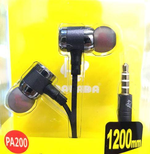PA200 3.5mm Jack Stereo Headset Super Bass Hands Free Earphone Headphone with Mic