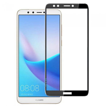 2 Pcs Super Quality Full Glue 5D Tempered Glass For Y6 2018 Huawei Screen Protector