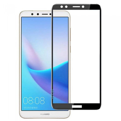 2 Pcs Super Quality Full Glue 5D Tempered Glass For Y6 2018 Huawei Screen Protector