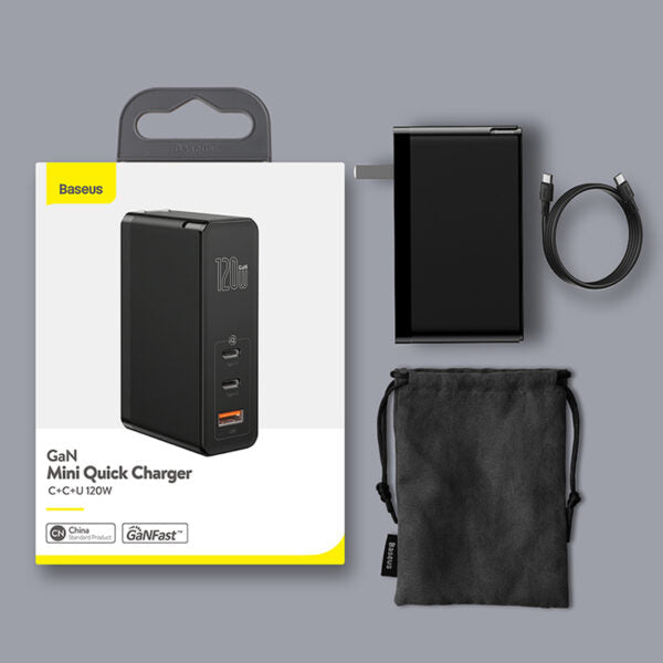 Baseus GaN2 Pro 120W Quick Charger 2C+U