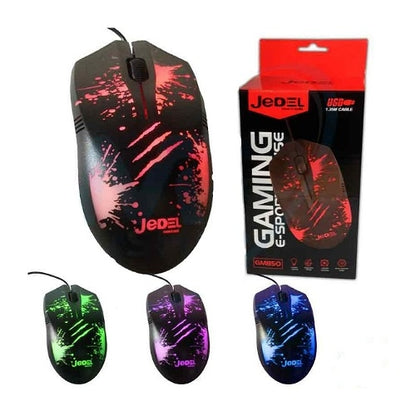 JEDEL GM850 RGB Color USB Wired Gaming Mouse