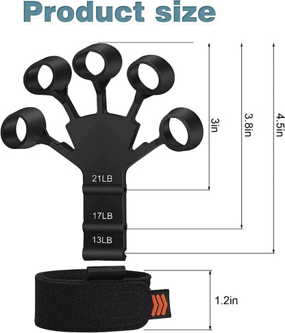 1Pcs Finger Gripper Patients Hand Strengthener 6 Resistant Strength Trainer