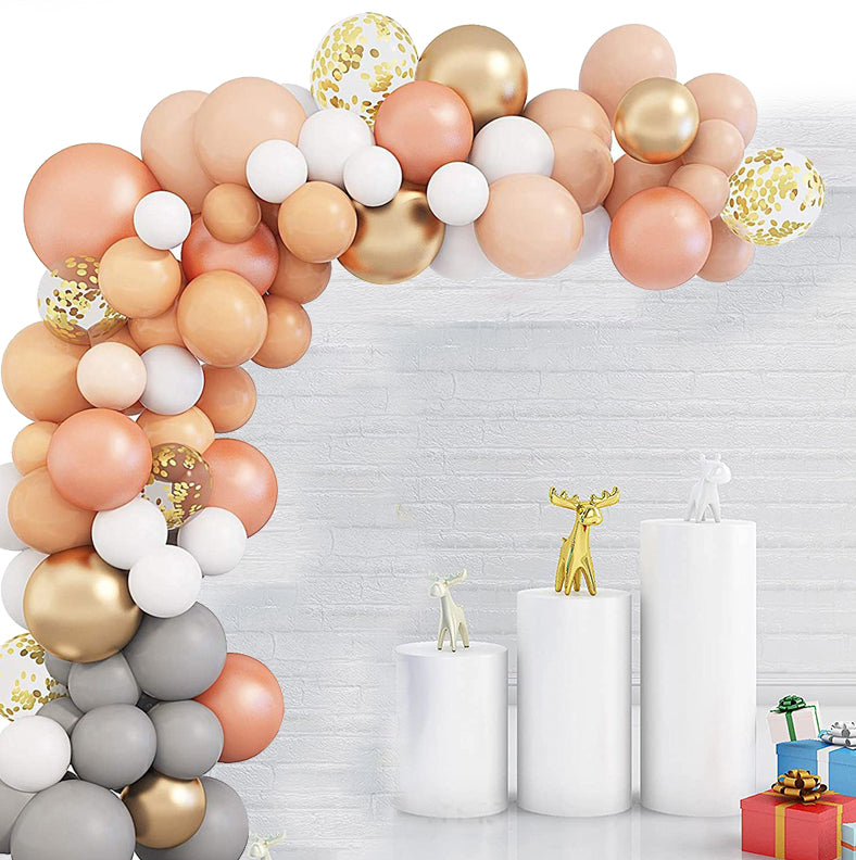 FREE 12 PCS 3D BUTTERFLY WITH Complete Set 125-Piece Premium Blue Balloon Garland Kit for Party Decoration, Unisex Balloon Arch Set for All Ages