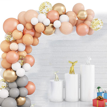 FREE 12 PCS 3D BUTTERFLY WITH Complete Set 125-Piece Premium Blue Balloon Garland Kit for Party Decoration, Unisex Balloon Arch Set for All Ages