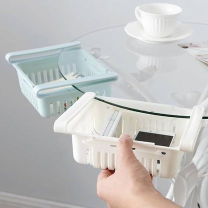 Storage Box Kitchen Organizer Food Storage Freezer Shelf Holder, 8.1X6.5x3