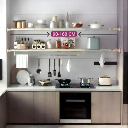 Expandable Telescopic Wardrobe Shelf Divider - Adjustable Compartment Divider One Pc