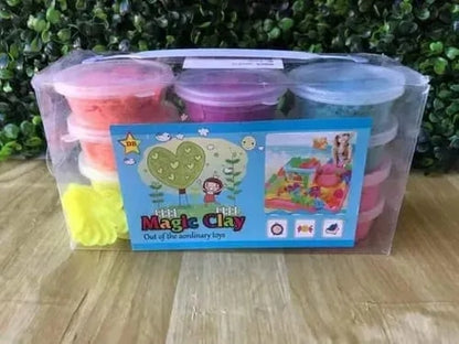 12Pcs Magicl Sand Clay Slime Putty Soft Toy Fruit Slime Education Anti Stress Toys Kids Toys