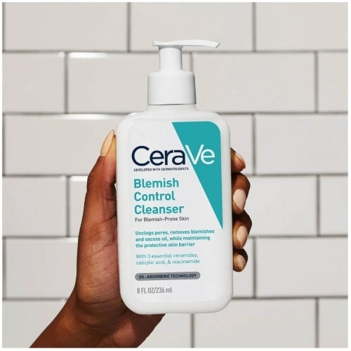 CeraVe Control Face Cleanser with 2% L Acid Inamide for Lemish-Rone Skin 236Ml Unscented