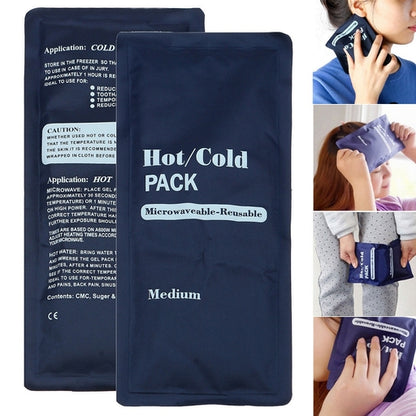 Hot and Cold Flexible Reusable Compress Ice Gel Pad Pack Cool Bag