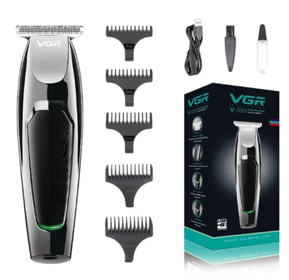 VGR V030 Professional Waterproof Hair Trimmer Display Men's Hair Clipper Grooming Low Noise Clipper