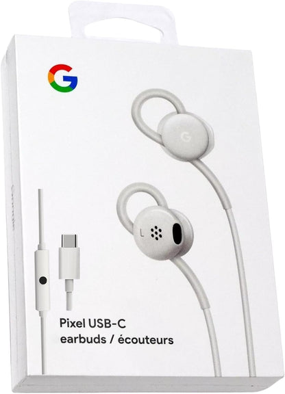 Google PIXEL Earbuds Wired Headset USB-C, Comfortable Fit, Inline Controls, Compatible with Type-C Phones