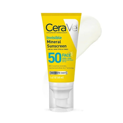 CeraVe Invisible Mineral Sunscreen SPF 30 – 48Ml