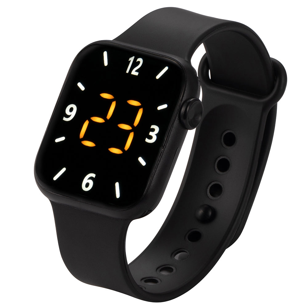 LED Digital Silicone Band Sports Belt Watch for Smart Men Boys Gents Ladies Unisex LED Watches