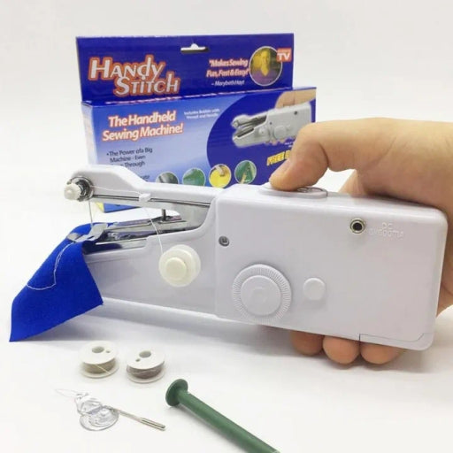 Portable Mini Handheld Sewing Machine, Compact Stitching Device for Quick Clothing Repairs and Easy