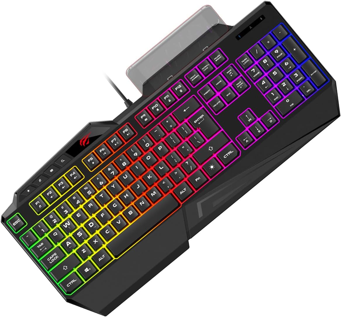 Original Havit KB488L Multi-function Backlit Keyboard Gaming Keyboard