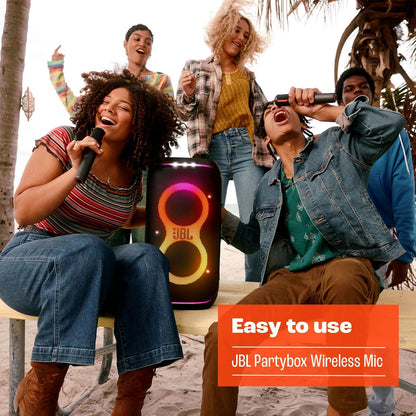 JBL PartyBox Wireless Mic - 2X Digital Wireless Microphones, Rechargeable Battery (20hrs - 700mAh), Clear Voice