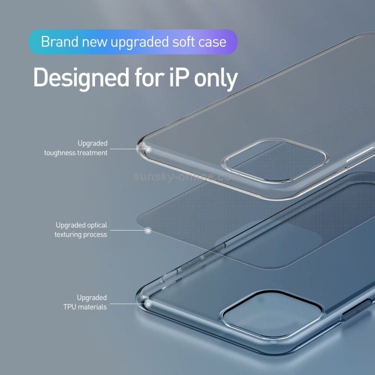 Baseus Simple Series TPU Protective Case (Transparent) For iPhone 11 Pro