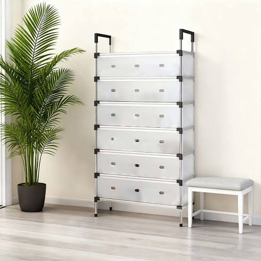 6 Layer Dustproof Shoe Rack