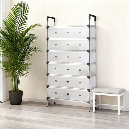6 Layer Dustproof Shoe Rack