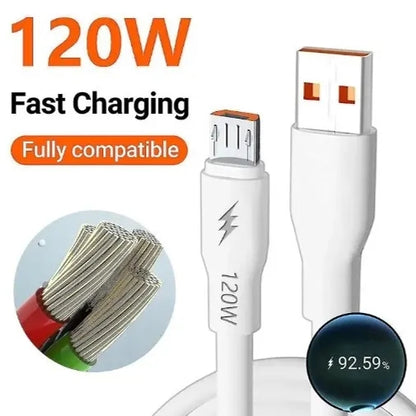 Fast Charge Micro USB Cable Connector Phone Charger 1M Data Cabel for HUAWEI