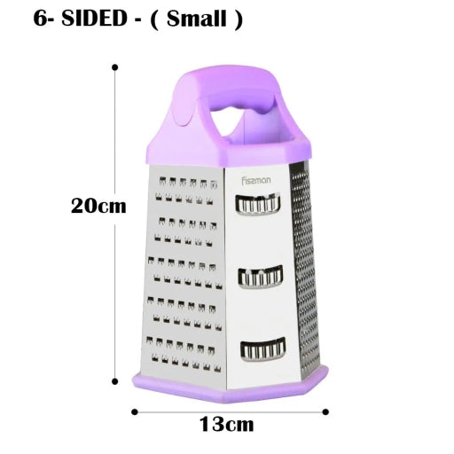 6 Slided Stainless Steel Grater