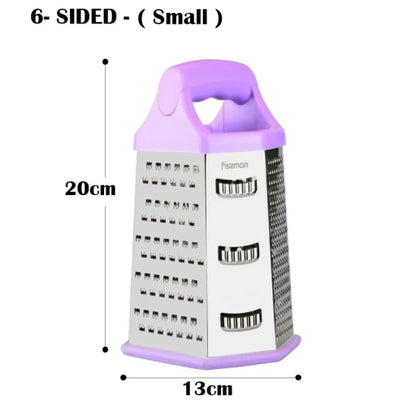 6 Slided Stainless Steel Grater