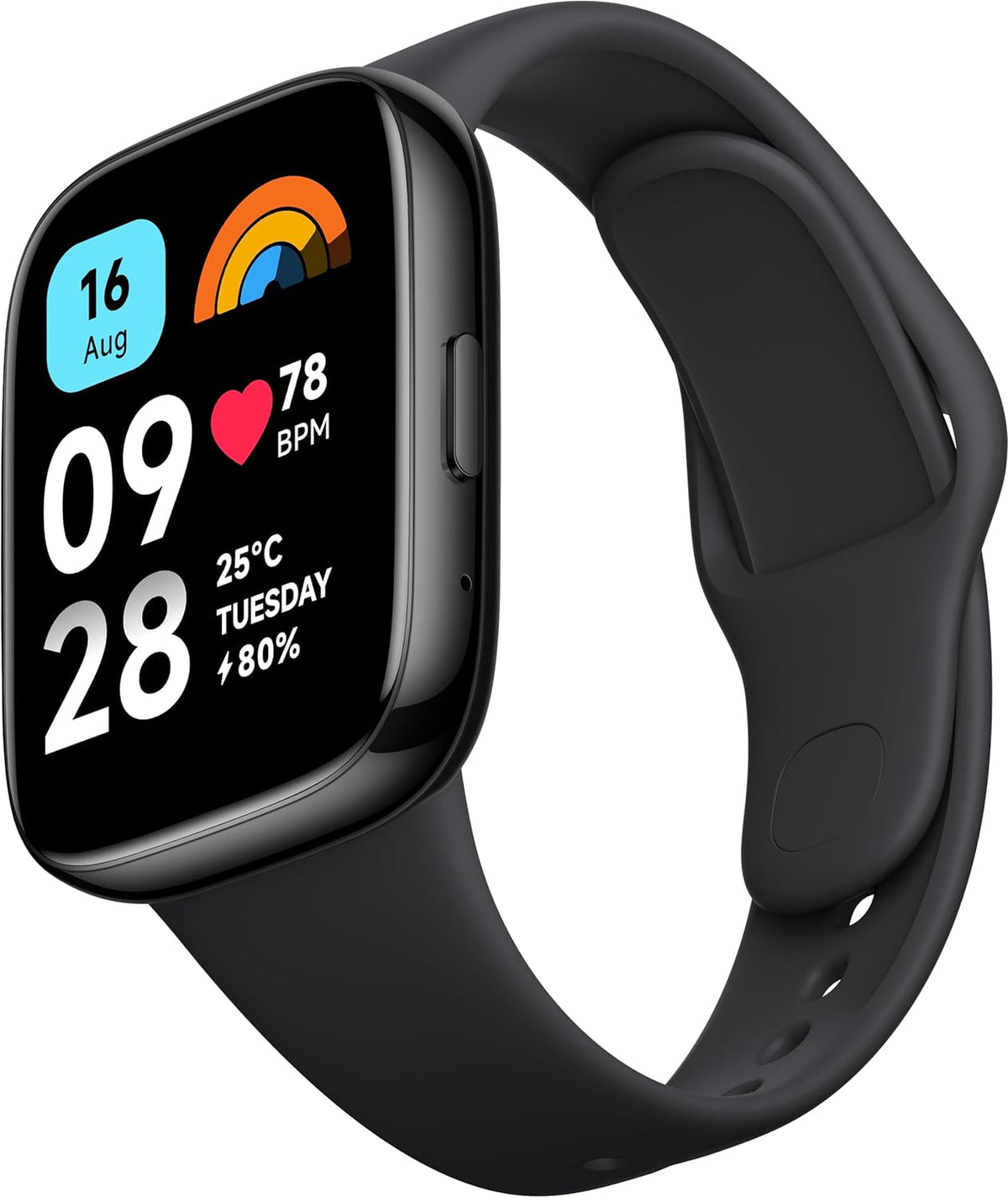 Xiaomi Redmi Smart Watch 3 Active 1.83 Inch Big LCD Display, 5ATM Water Resistant, 12 Days Battery Life, GPS, 100+ Workout Mode, Heart Rate Monitor, Full Scale Fitness Tracking